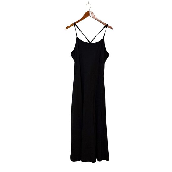 Pact Dresses & Skirts - Pact Womens Black Sleeveless Maxi Dress With Dual Straps Organic Cotton Size XXL